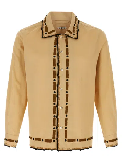 BODE BEIGE BEADED RYEGRASS SHIRT