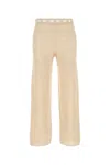 Bode Women Beige Crochet Pant In Neutral