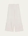 Bode Belvoir Broderie Anglaise Lace Pants In White