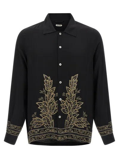 BODE BLACK BEADED EPOQUE SHIRT