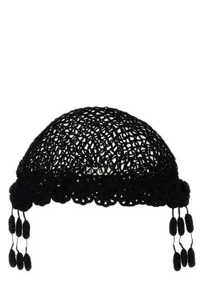 BODE BLACK CROCHET HAT