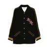 Bode Monogram Snap Reversible Jacket In Black