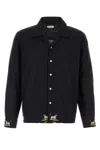Bode Black Poplin Pointer Shirt In Black