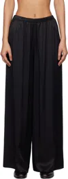 Bode Black Roy Trousers In Black Black