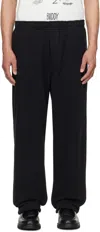 Bode Black Sideline Sweatpants In Black