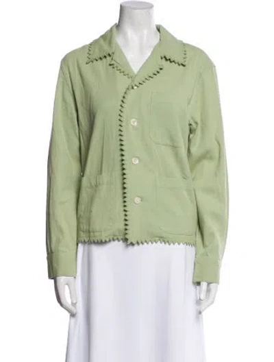 Pre-owned Bode Blazer In Green