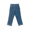 Bode Embroidered Trousers In Blue