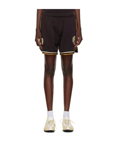 Bode Bobcat Elastic Waist Shorts In Black