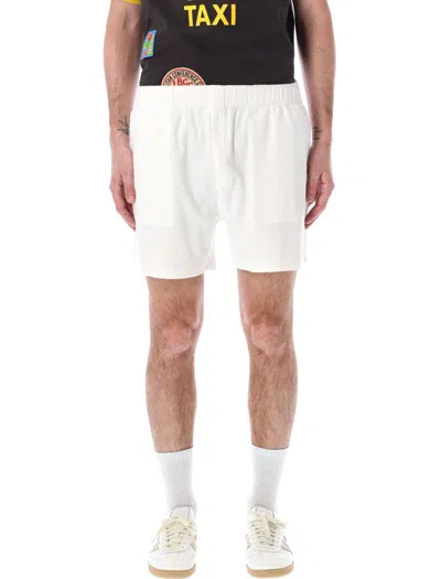 Bode Boston Terry Sweatshorts In Cream