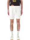Bode Boston Terry Sweatshorts In Cream