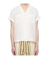 Bode Boxy Shirt In White