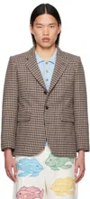 Bode Marston Check Merino Wool Tweed Suit Jacket In Multi Multi