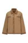 Bode Brown Regular Solid Shirt In Brown