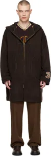 Bode Brown Sideline Coat In Brown