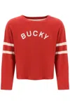 BODE BUCKY TWO-TONE COTTON SWEATER