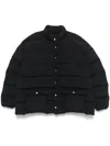 Bode Black Burlington Puffer Down Jacket In Black