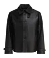 Bode Button-up Jacket In Black