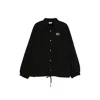 Bode Button-fastening Logo-embroidery Jacket In Black