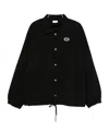 Bode Button-fastening Logo-embroidery Jacket In Black