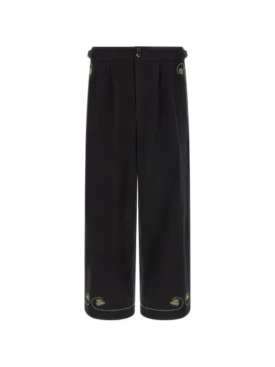 Bode Button-fastening Trousers In Black