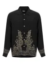 Bode Beaded Epoque Embellished Silk Shirt In Multi
