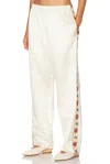 Bode Candyfloss Track Pant In Cream Multi