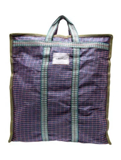 Pre-owned Bode Canvas Garment Bag In Blue