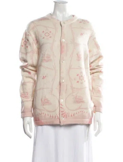 Pre-owned Bode Cashmere Patterned Sweater In Neutrals