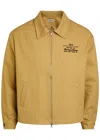 Bode Central Park Printed Cotton-twill Jacket In Brown