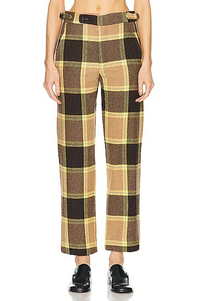 Bode Charleston Plaid Trouser In Multi