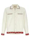 Bode 'cherry Lane Beaded' Shirt In White