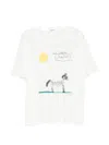Bode Cheval Graphic-print T-shirt In White