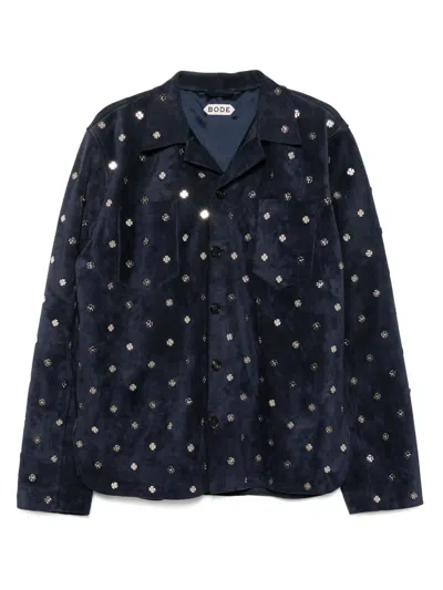 BODE CLOVER WORK SHIRT JACKET