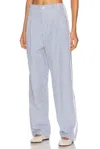 Bode Club Stripe Murray Trouser In Blue & White