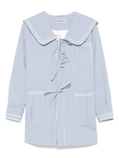BODE CLUB STRIPE SAILOR COAT