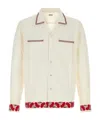 Bode Collared Long-sleeved Shirt In White