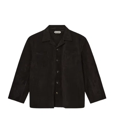 Bode Collared Shirt In Black
