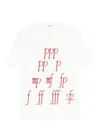 Bode Composer T-shirt In White