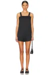 Bode Convertible Teddy Romper In Black