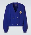 Bode Cotton Cardigan In Blue