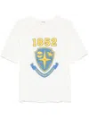 Bode Cotton Crest-print T-shirt - Men's - Cotton In White