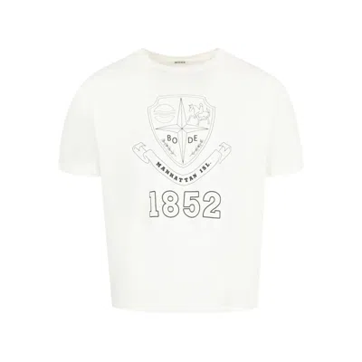 Bode Cotton T Shirts In Beige