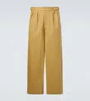 Bode Cotton Twill Wide-leg Pants In Gold