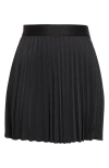 Bode Black Court Miniskirt In Black