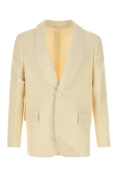 Bode Single-breasted Blazer In Yellow