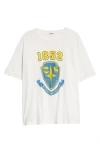 Bode Cotton Crest-print T-shirt - Men's - Cotton In Cream