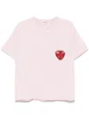 Bode Crest T-shirt In 粉色