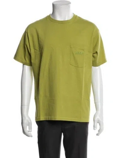 Pre-owned Bode Crew Neck Short Sleeve T-shirt W/ Tags In Green