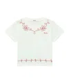 Bode Crew Neck T-shirt In Cream