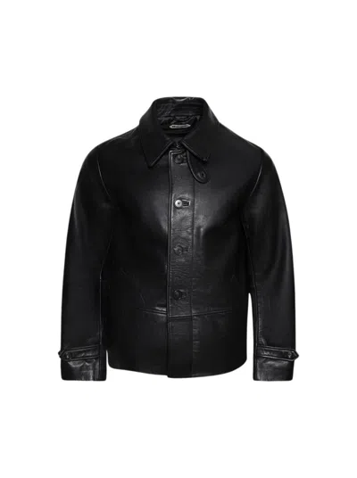 BODE BODE CROPPED CONTINENTAL COAT BLACK
